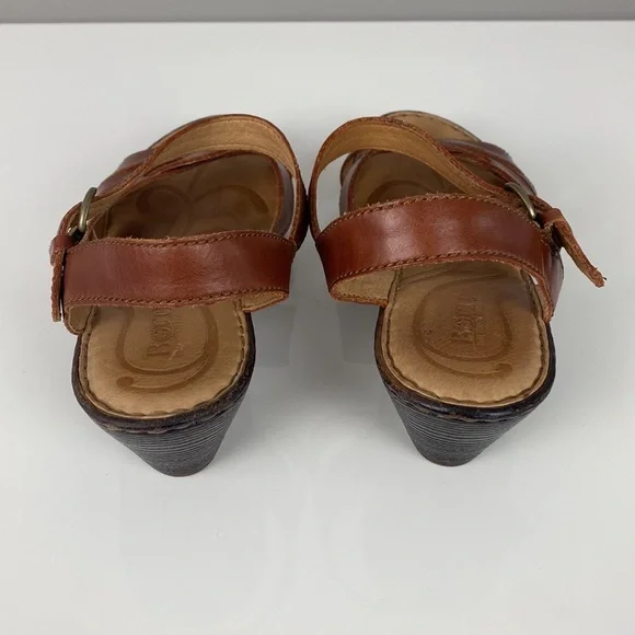 Born Belinda Open Toe Heeled Sandal Size 10 - Picture 8 of 16
